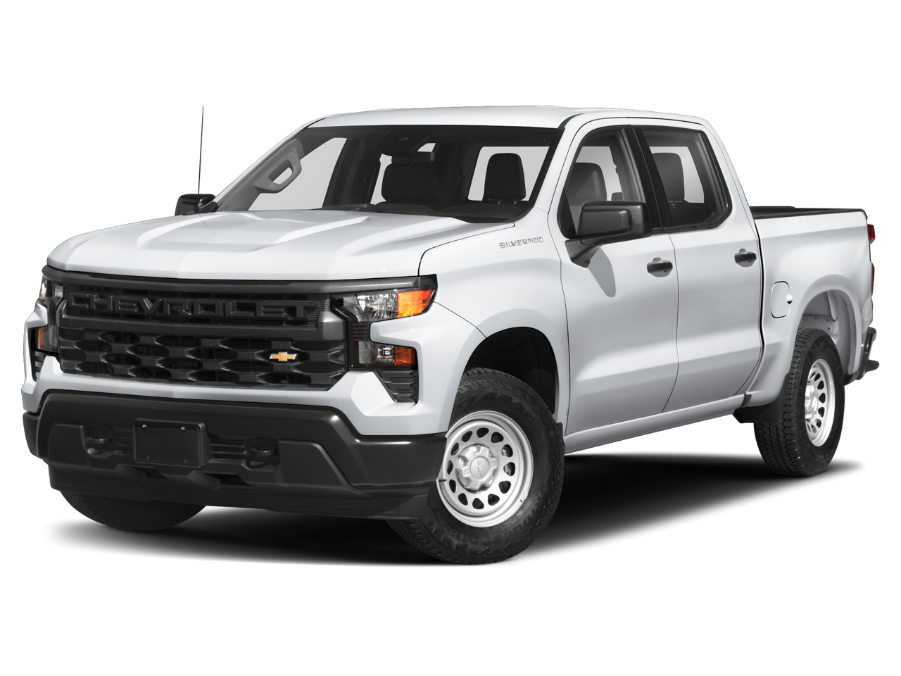 2024 Chevrolet Silverado 1500 LT (2FL) in Slate Gray Metallic — front three-quarter view