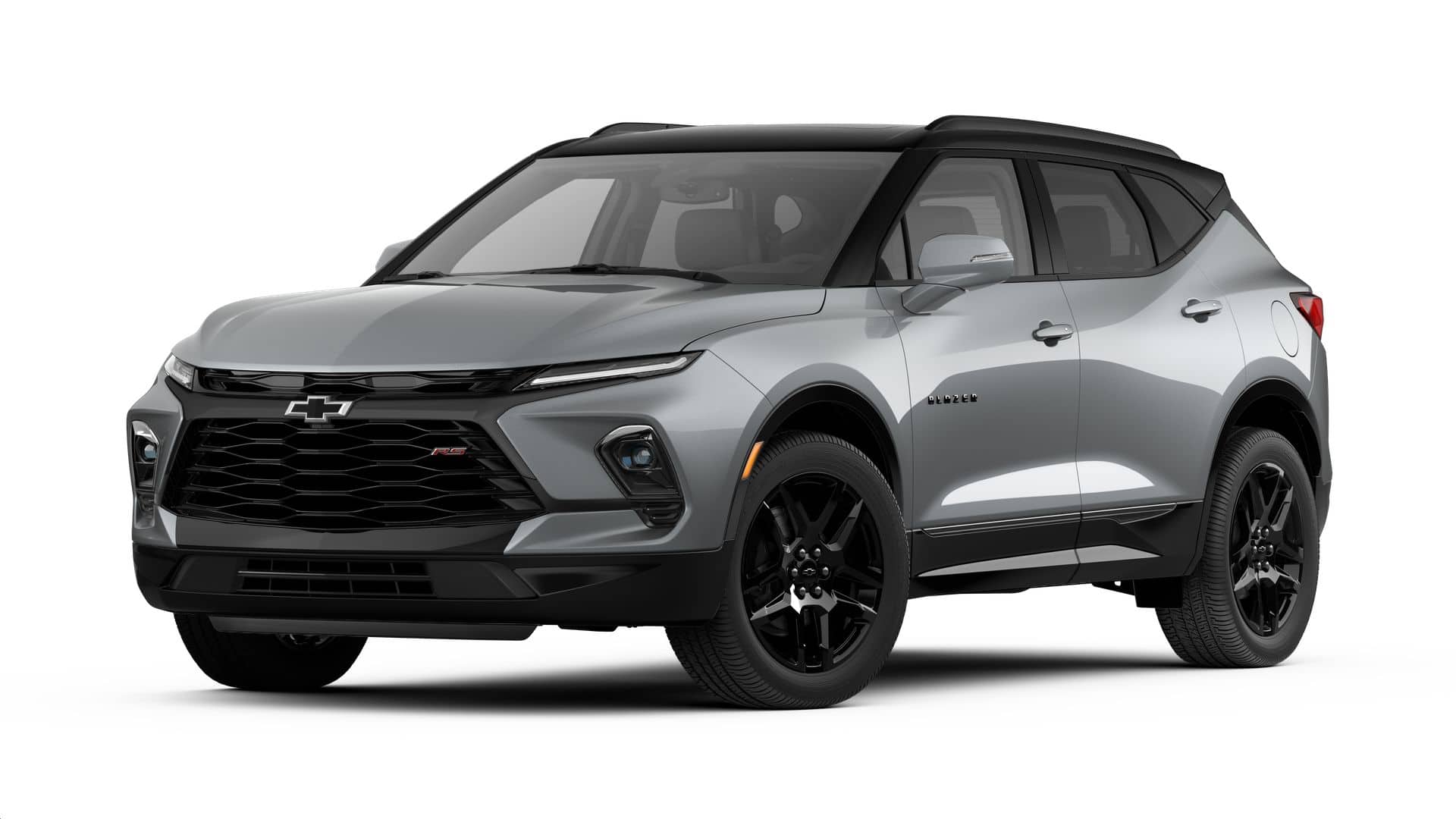 2026 Chevrolet Blazer RS in Sterling Gray Metallic — front three-quarter view